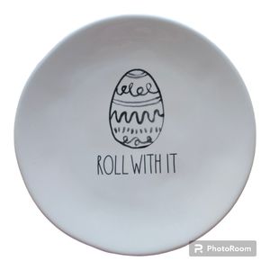 Rae Dunn 6" "Roll With It" Plate